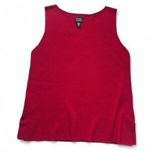 Eileen Fisher Red Italian Wool Tank Top